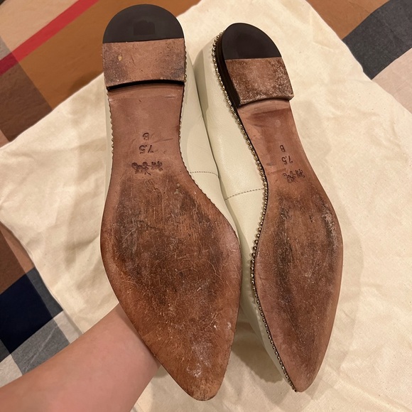 Coach Pointy Leather Flats - Picture 4 of 4